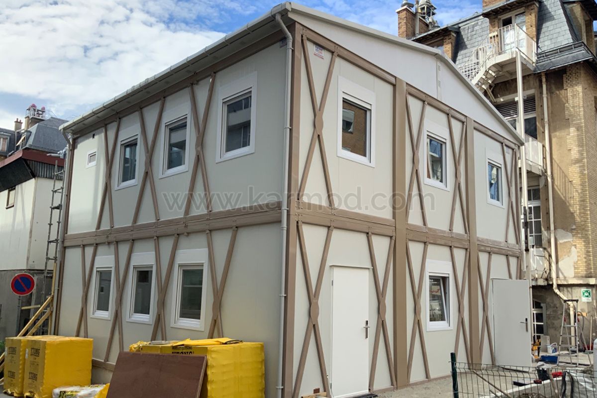 Проект контейнерной школы в столице Франции в Париже