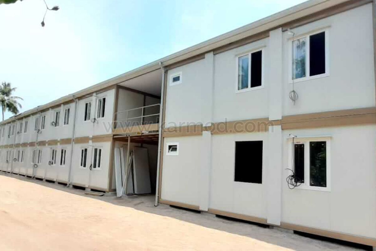 Здание для проживания персонала на Мальдивах