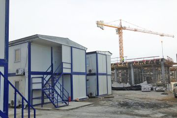 Мы создали конструкции строительной площадки проекта строительства Baku SOFAZ TOWER