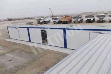 Строительная площадка очистных сооружений в Туркменистане компании PWT Wasser