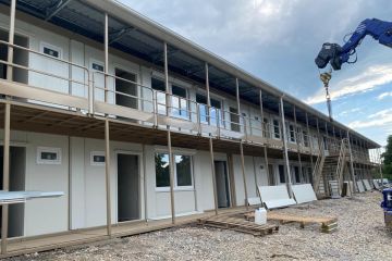 Almanya Mülteci Konutları Üretimi ve Montajı