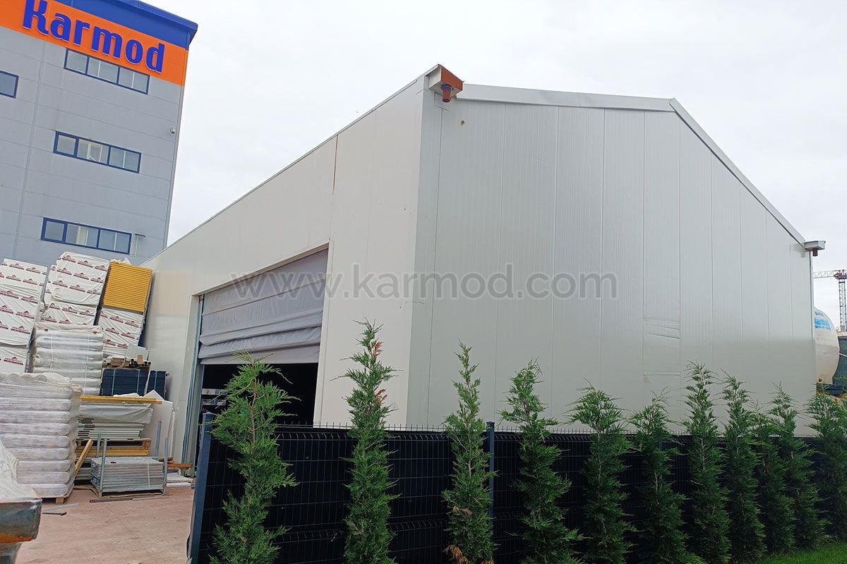 Hangar de acero para fábricas