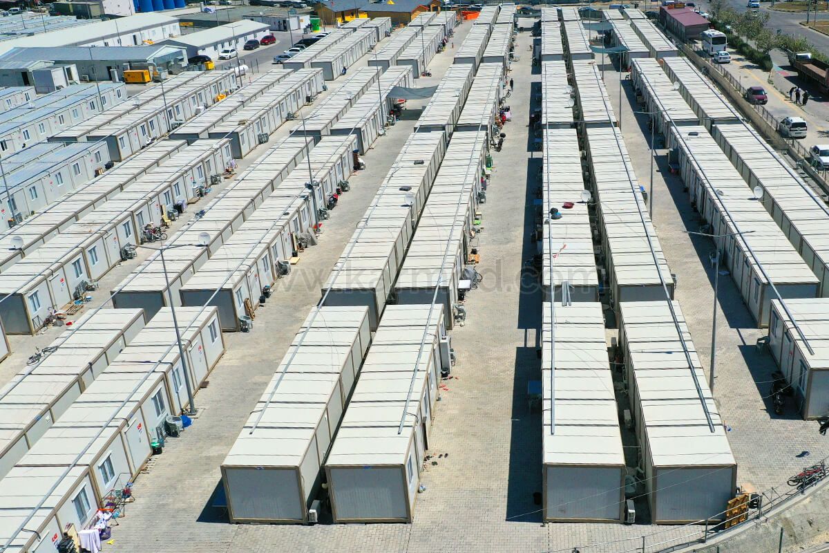 Kahramanmaraş-Erdbeben, Containerstadt-Projekte