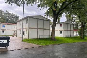 Проживание беженцев в Шлангене