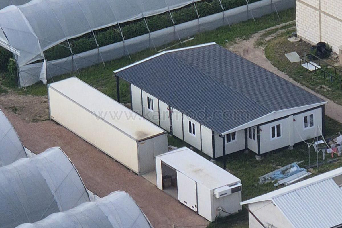 Проект контейнерного офиса в Новом Кавечине, Польша