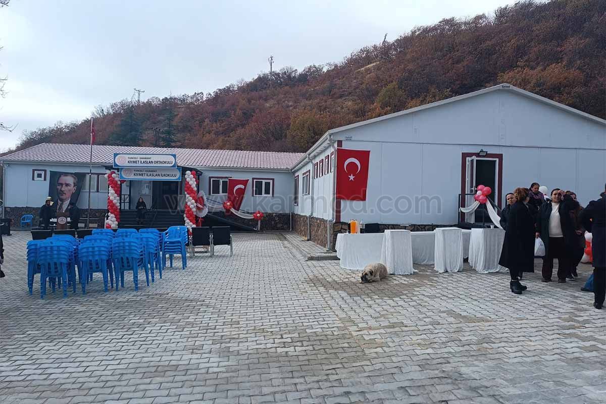 8 Derslik Modern Prefabrik Okul