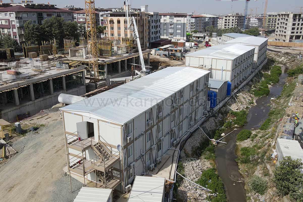 Структури робочого табору для будівництва житла в Антак'ї