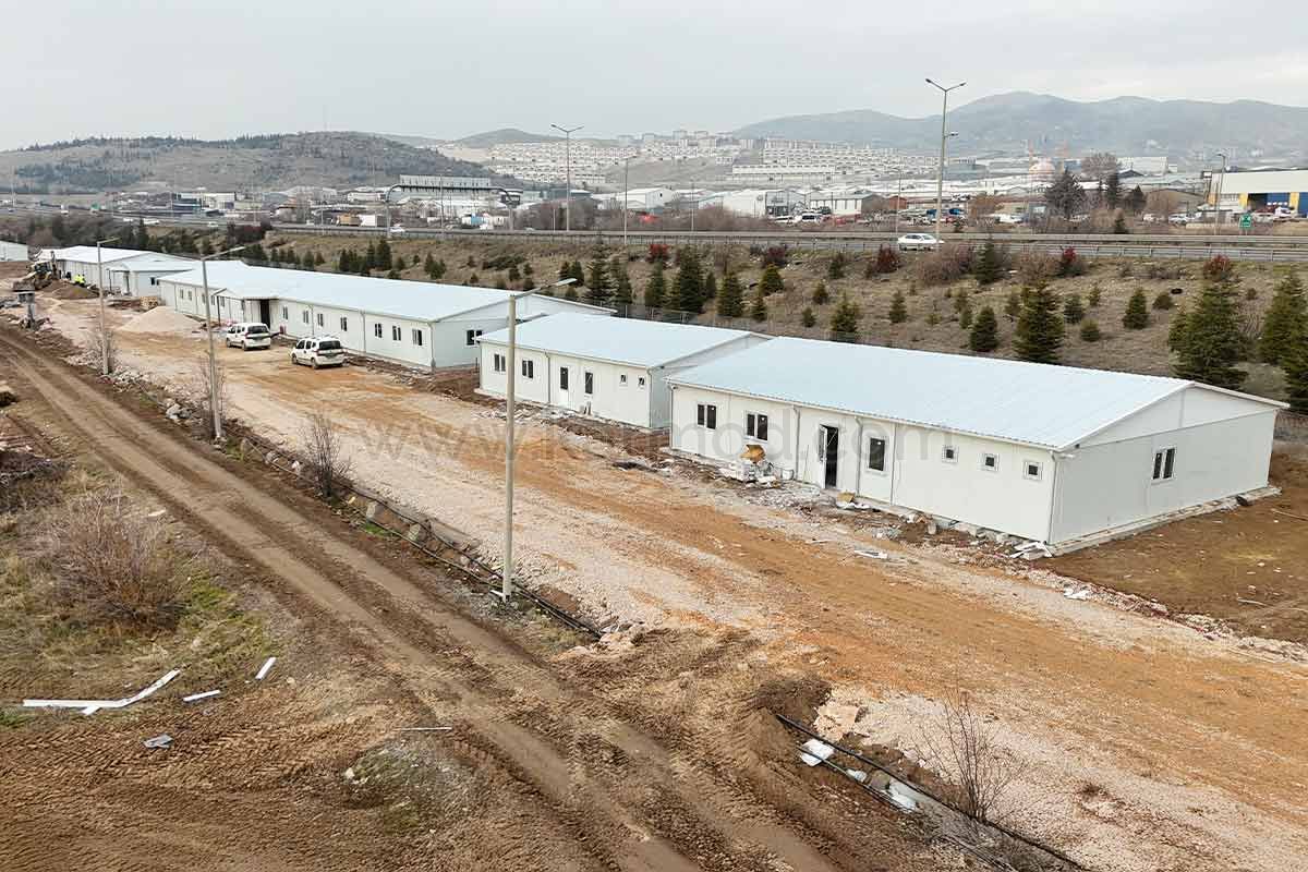 Su Arıtma Projesine Karmod’dan Şantiye Yapıları