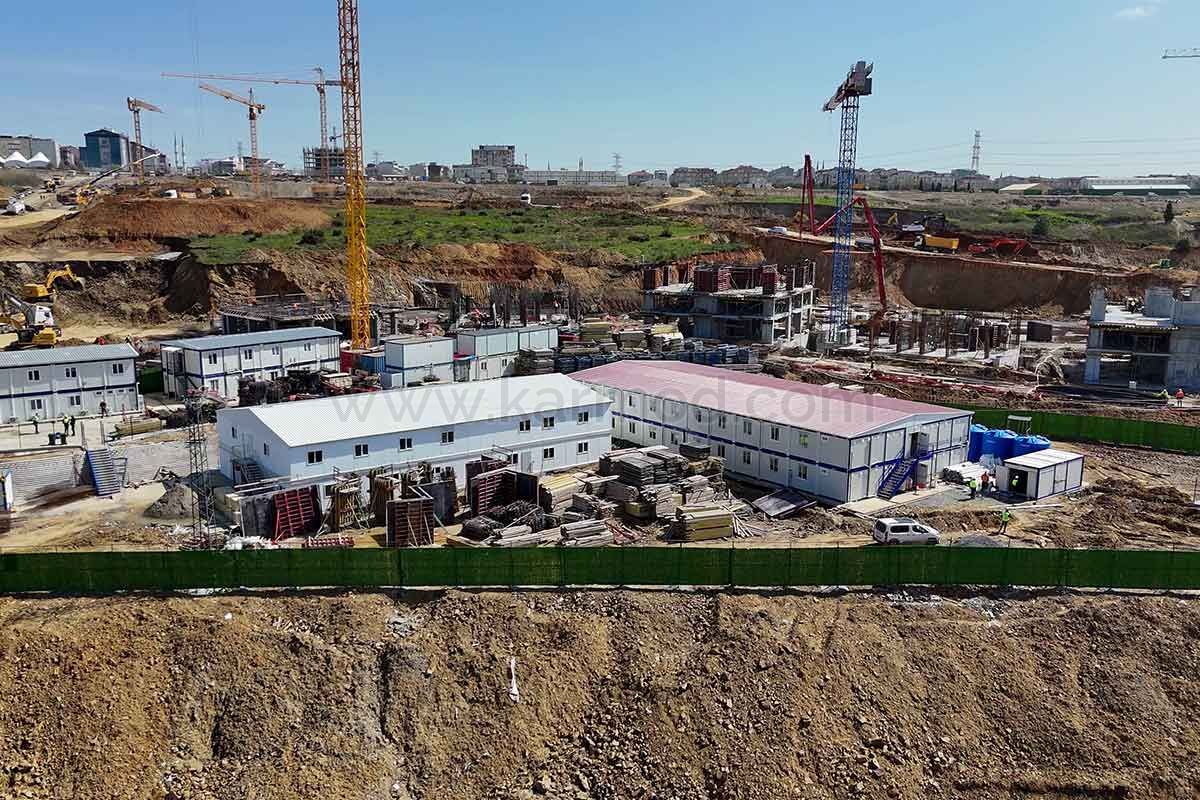 Yeni Nesil Konut Projesinde Şantiye Yapıları