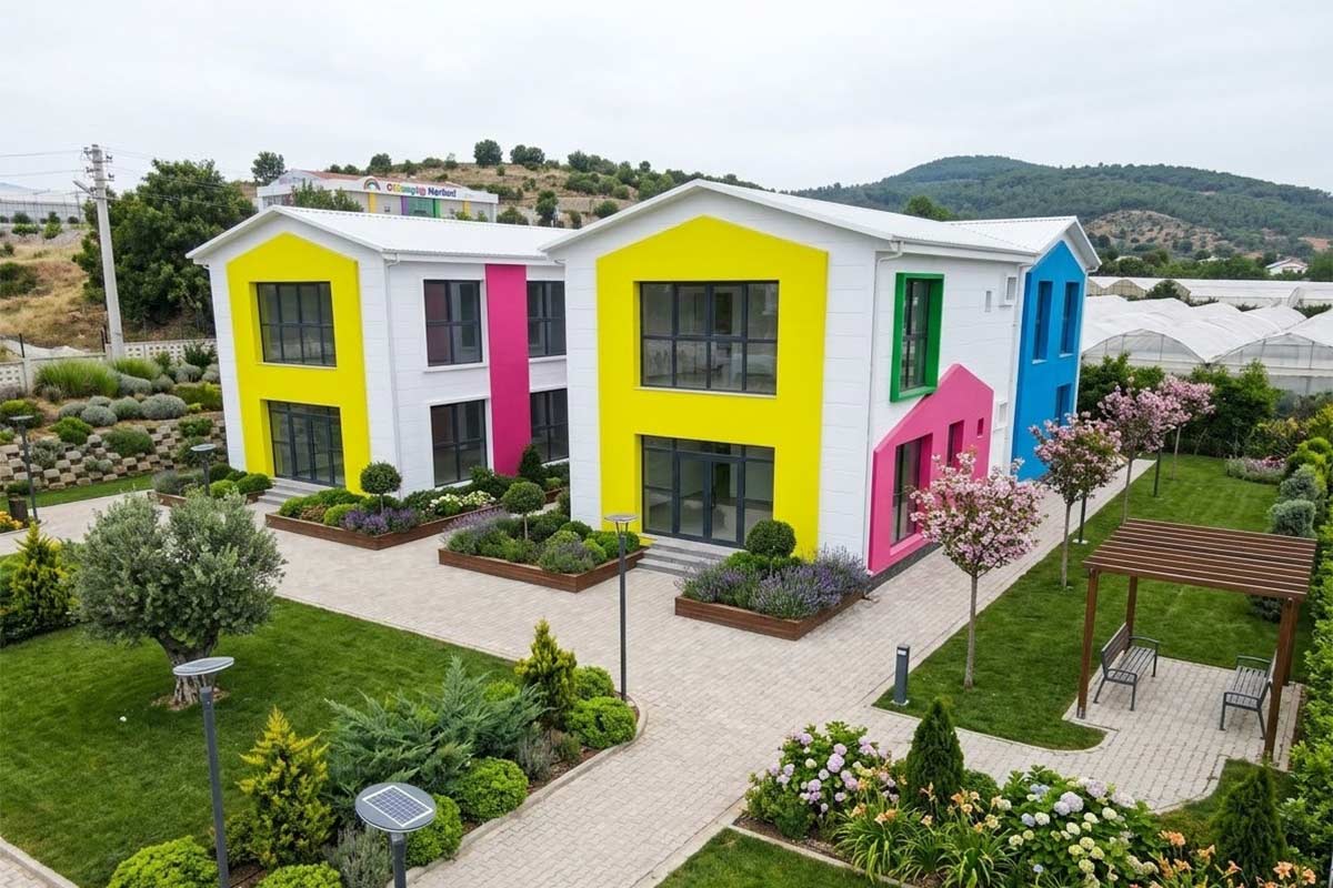 Construção com estrutura de aço: um edifício escolar seguro e moderno