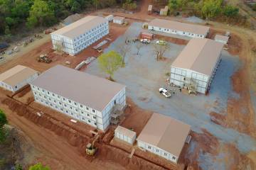 Вахтове селище для розробки родовищ в районах Фекола і Анаконда