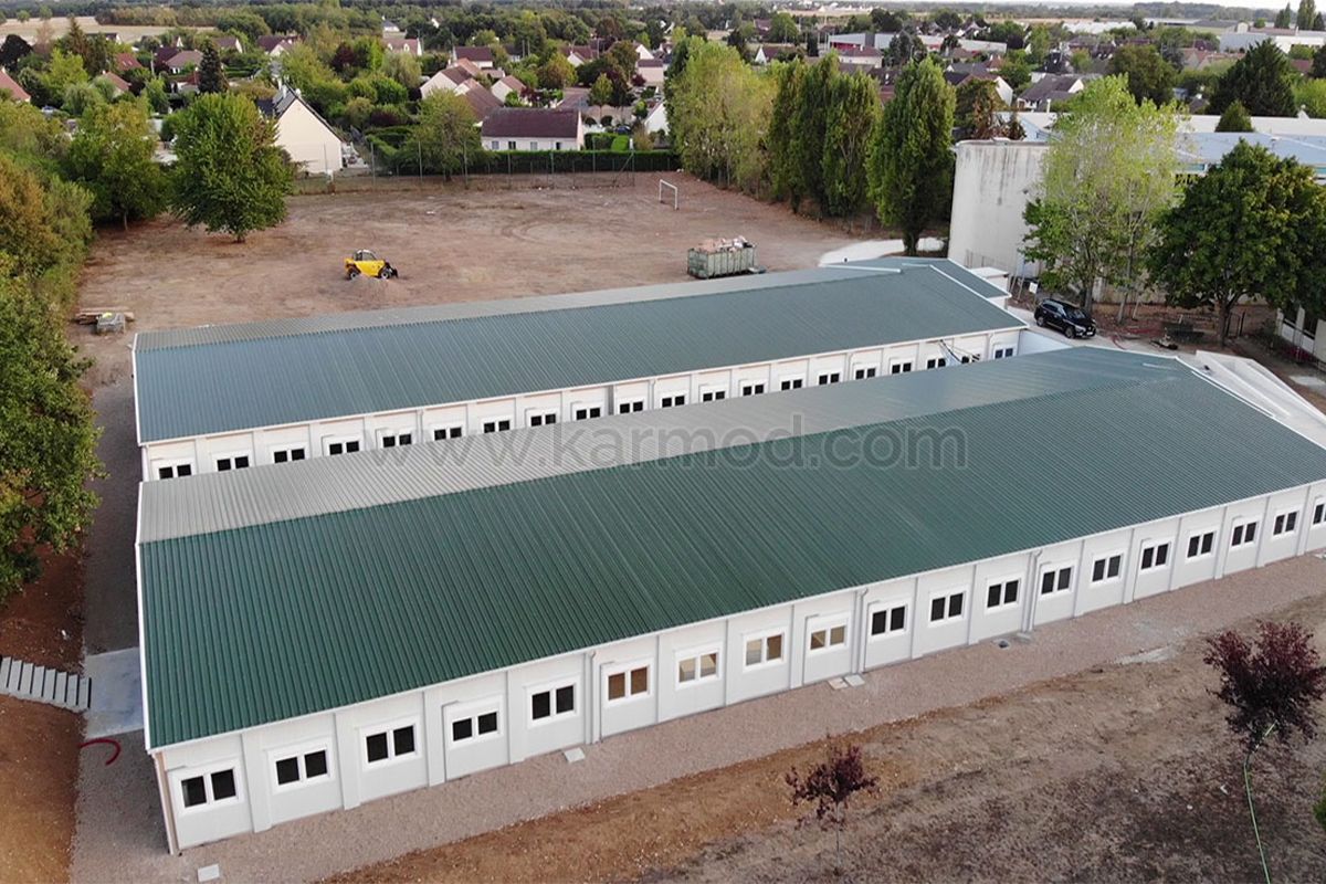 Проект модульної школи з 10 навчальними кімнатами - Франція