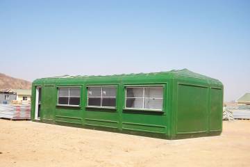 Вахтове містечко для золоторудної компанії в Еритреї.