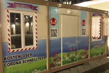 Кабіна для тестування на коронавірус у Німеччині
